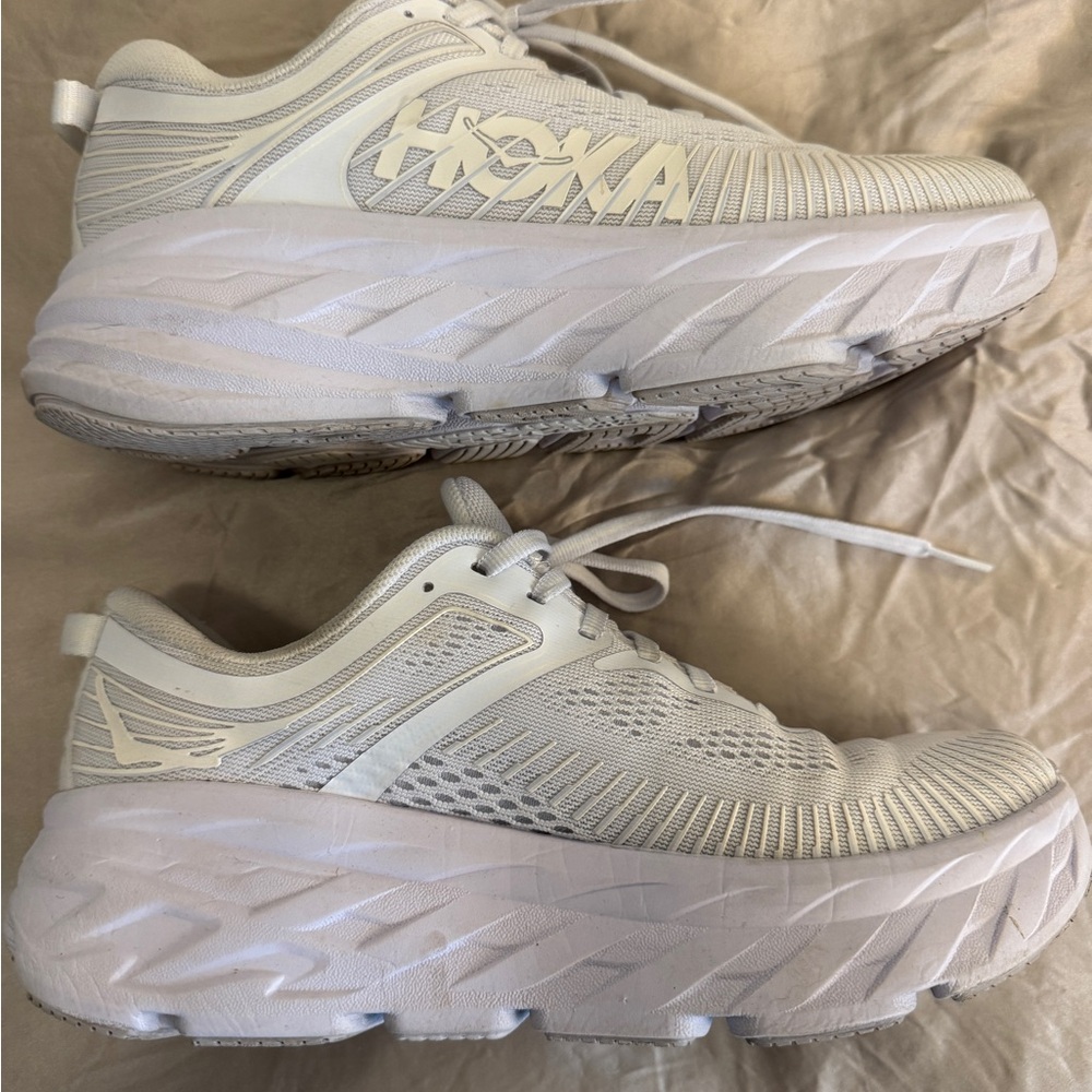 Hoka White Running Shoes
